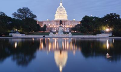 U.S. Capitol Building and Capitol Reflecting Pool